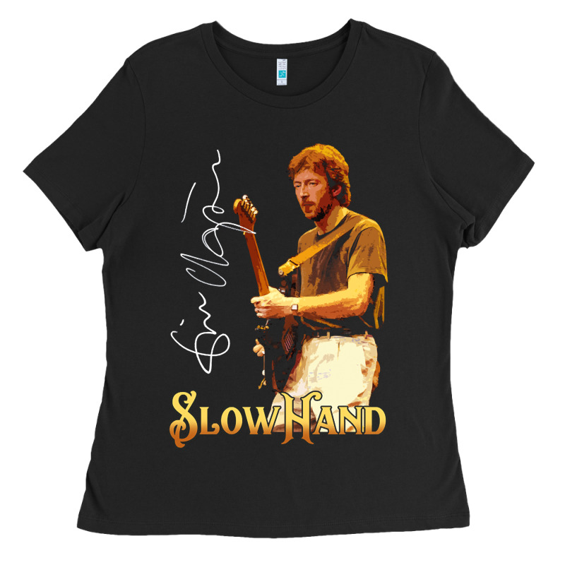 Eric Slow Hand Clapton, Eric, Slow, Hand, Clapton, Eric Slow Hand Clap Ladies Tee by StudioElite | Teevron