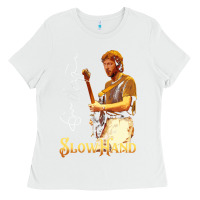 White Eric Slow Hand Clapton, Eric, Slow, Hand, Clapton, Eric Slow Hand Clap Ladies Tee - StudioElite
