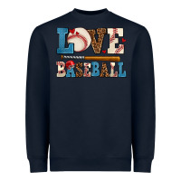 Navy love baseball Heavyweight Sweatshirt - AdoDesignShop