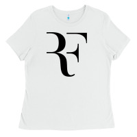 White federer rf Ladies Tee - StudioElite