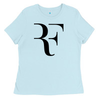 Baby Blue federer rf Ladies Tee - StudioElite