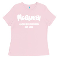 Bubblegum Pink Alexander Mcqueen Classic Ladies Tee - StudioElite