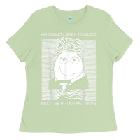Matcha no i don't listen to music because it fuckking suckks t shirt Ladies Tee - StudioElite