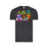 Vintage Black Football Easter sports carrots Vintage Tee - OliviaCreatesArt