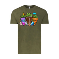 Vintage Olive Football Easter sports carrots Vintage Tee - OliviaCreatesArt
