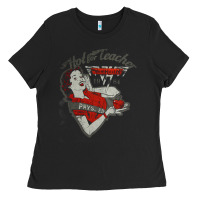 Black hot teacher halen Essential Ladies Tee - PixelFlow
