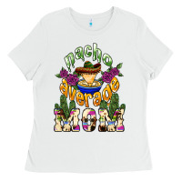 White Nacho average mom Mother's Day Ladies Tee - HowdyJamesFarm