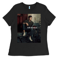 Black Rob Thomas Ladies Tee - PixelFlow