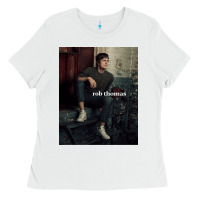 White Rob Thomas Ladies Tee - PixelFlow