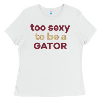 White too sexy to be a gator Ladies Tee - PixelFlow