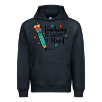 Navy teaching i̇s a work of heart Urban Hoodie - JahusDesignShop