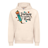 Sandshell teaching i̇s a work of heart Urban Hoodie - JahusDesignShop