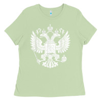 Matcha russian double headed eagle for a russia fan gift t shirt Ladies Tee - PixelFlow