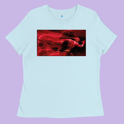 The Flash Ladies Tee Designed By Pixelflow