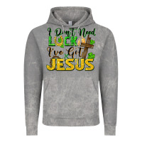 I Don't Need Luck I've Got Jesus Vintage Hoodie | Teevron