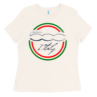 Bone fiat 500   italy Ladies Tee - PixelFlow