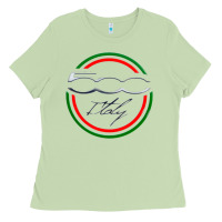 Matcha fiat 500   italy Ladies Tee - PixelFlow