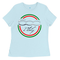 Fiat 500   Italy Ladies Tee | Teevron