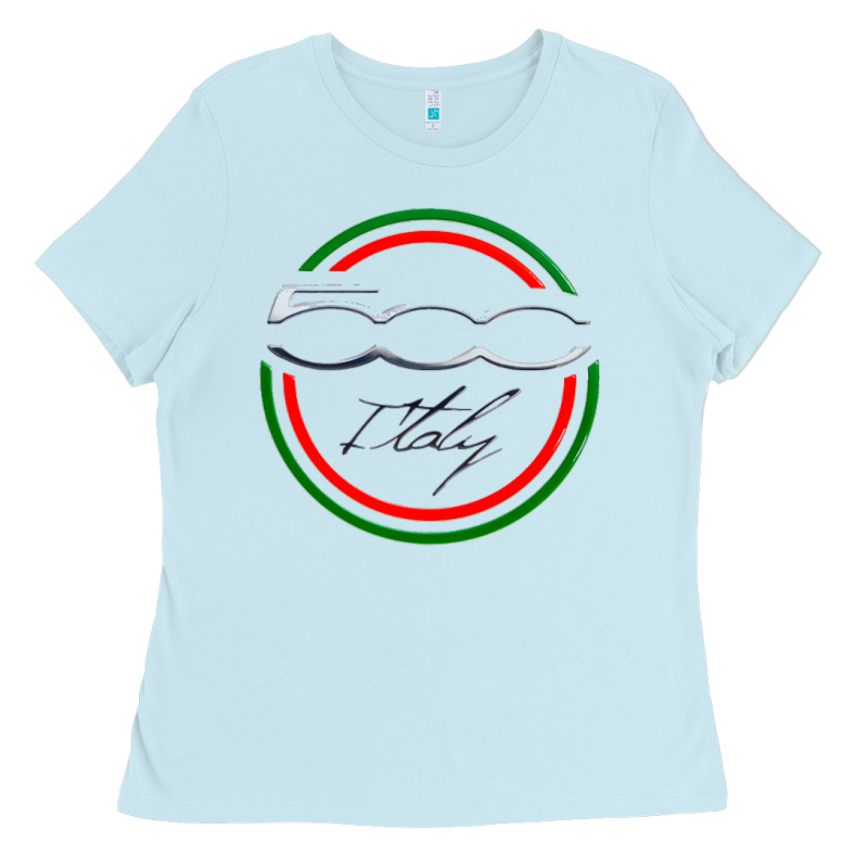 Fiat 500   Italy Ladies Tee by PixelFlow | Teevron