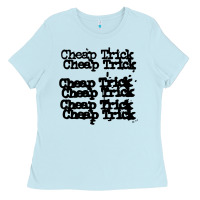 Baby Blue cheap trick Ladies Tee - PixelFlow