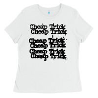 White cheap trick Ladies Tee - PixelFlow