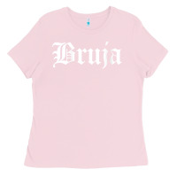 Bubblegum Pink womens bruja old english chola witchy v neck t shirt Ladies Tee - PixelFlow