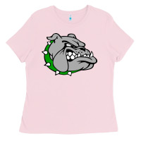Bubblegum Pink ashville high school, ashville bulldogs Ladies Tee - PixelFlow