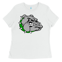 White ashville high school, ashville bulldogs Ladies Tee - PixelFlow