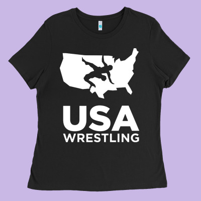 Usa Power United States Ladies Tee Designed By Pixelflow