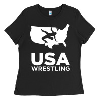Black usa power united states Ladies Tee - PixelFlow