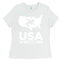 White usa power united states Ladies Tee - PixelFlow