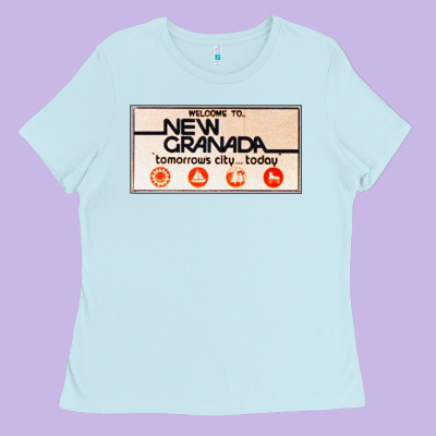 Welcome To New Granada! Ladies Tee Designed By Pixelflow