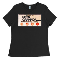 Black welcome to new granada! Ladies Tee - PixelFlow