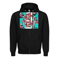 Black floral mama Zipper Hoodie - AdoDesignShop