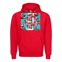 Red floral mama Zipper Hoodie - AdoDesignShop