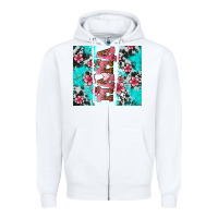 White floral mama Zipper Hoodie - AdoDesignShop