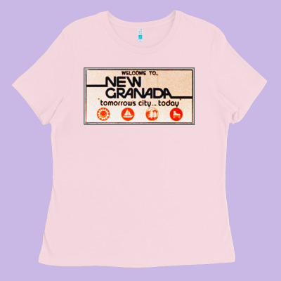 Welcome To New Granada! Ladies Tee Designed By Pixelflow