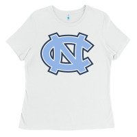 White unc tar heels Ladies Tee - PixelFlow