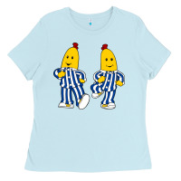 Baby Blue bananas double Ladies Tee - PixelFlow
