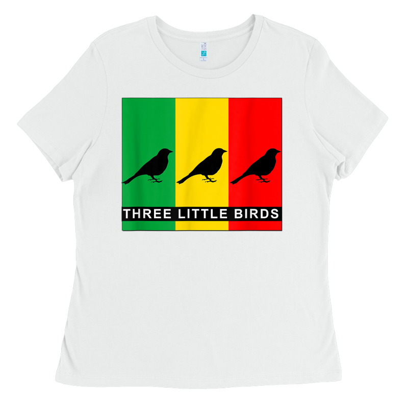 Three Little Birds Ladies Tee by PixelFlow | Teevron