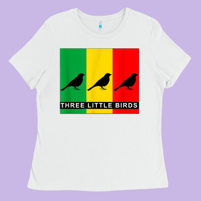 Three Little Birds Ladies Tee Designed By Pixelflow