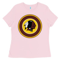 Bubblegum Pink the indian red skins clasic Ladies Tee - PixelFlow