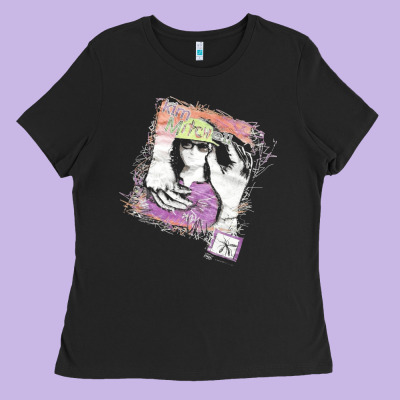 Kim Mitchell, The Kim Mitchell, Kim Mitchell Art, Kim Mitchell Vintage Ladies Tee Designed By Pixelflow