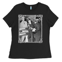 Black Lee Harvey Oswald and the Jack Ru Ladies Tee - PixelFlow