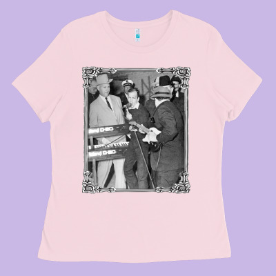 Lee Harvey Oswald And The Jack Ru Ladies Tee Designed By Pixelflow
