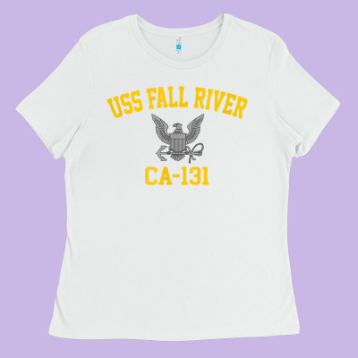 Uss Fall River Ca 131 Ladies Tee Designed By Pixelflow
