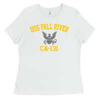 White uss fall river ca 131 Ladies Tee - PixelFlow