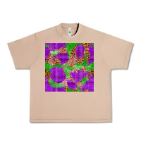 Burro Mardi Gras leopard Seamless Pattern Urban Heavy Tee - FaDigitalArtStudio