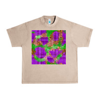 French Oak Mardi Gras leopard Seamless Pattern Urban Heavy Tee - FaDigitalArtStudio
