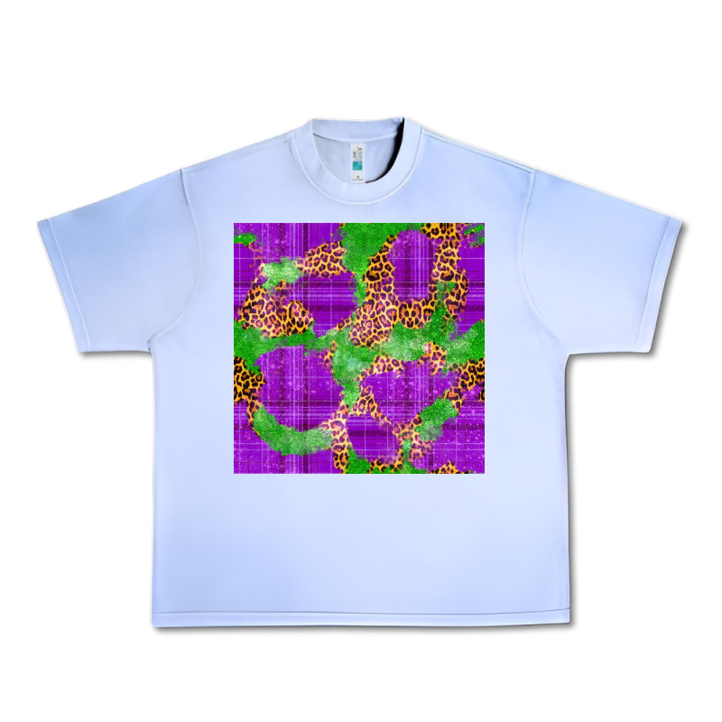 Mardi Gras Leopard Seamless Pattern Urban Heavy Tee by FaDigitalArtStudio | Teevron